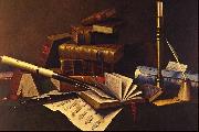 William Michael Harnett Music and Literature Spain oil painting reproduction